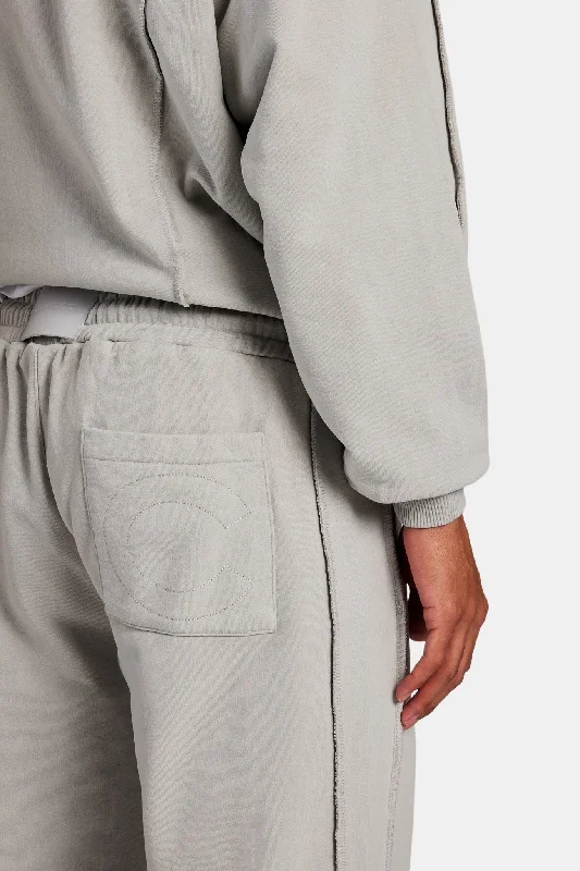 Exposed Seam Tracksuit - Ash Grey