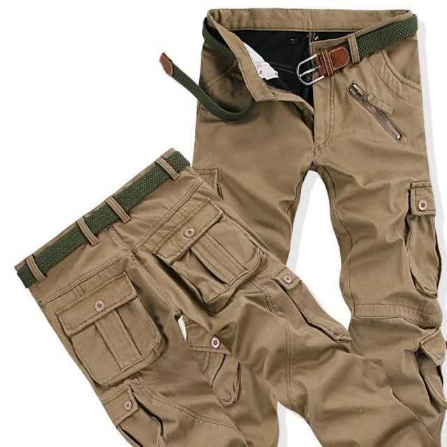 Fleece Winter Cargo Pants For Men