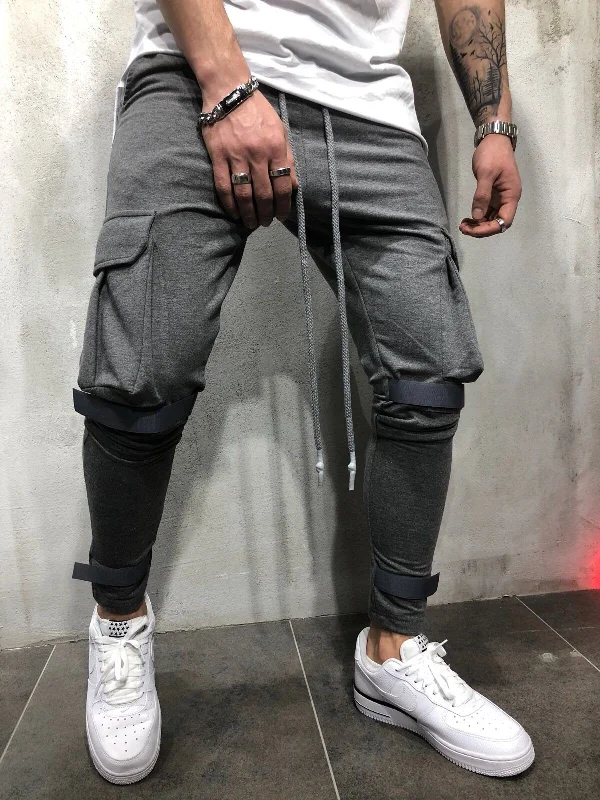 Gray Jogger Pant A55 Streetwear Jogger Pants