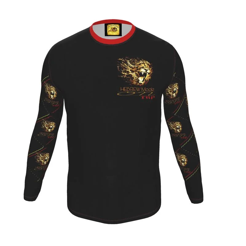 Hebrew Mode - On 02 Men's Designer Long Sleeve Jersey T-shirt