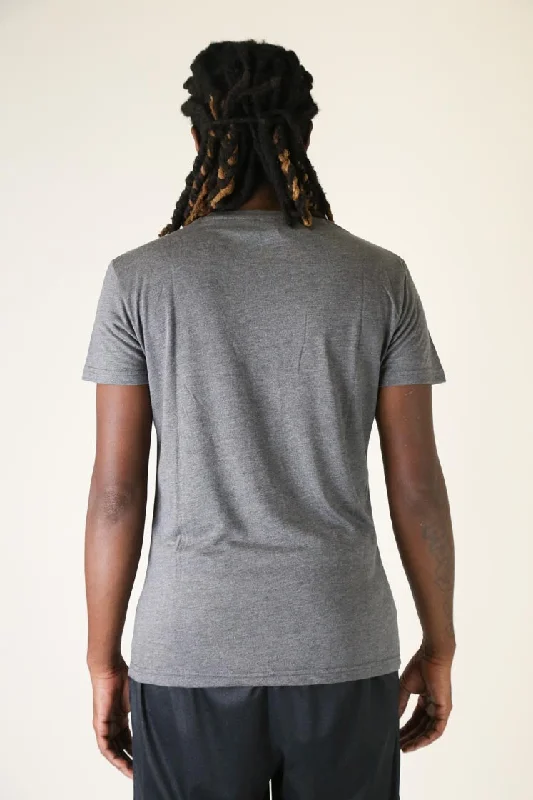 Men's Heather Grey Logo Tee