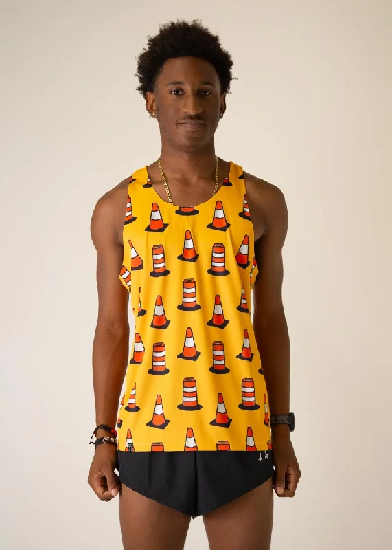 Men's Traffic Cones Performance Singlet