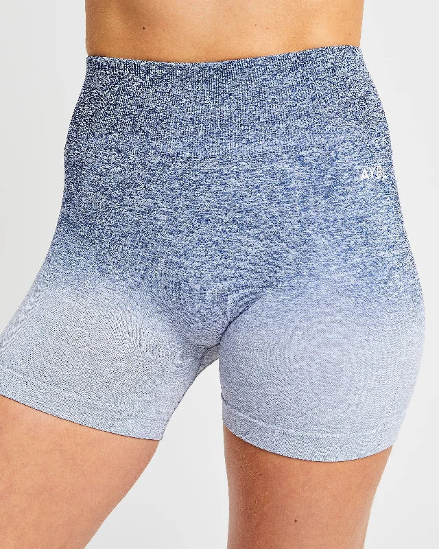 Pulse Ombre Seamless Shorts - Navy