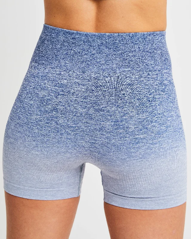 Pulse Ombre Seamless Shorts - Navy