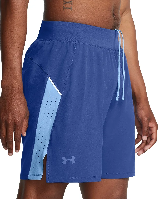 Under Armour Launch Elite 7 Inch Mens Running Shorts - Blue