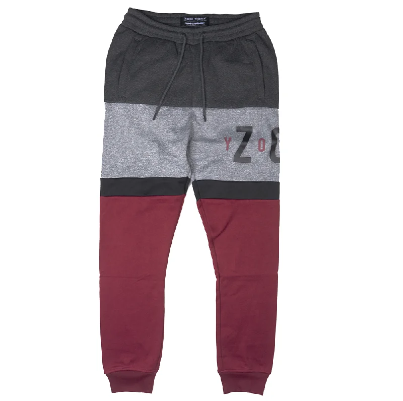 ZOO YORK LOGO JOGGER PANTS CORDOVAN - ZY30G11