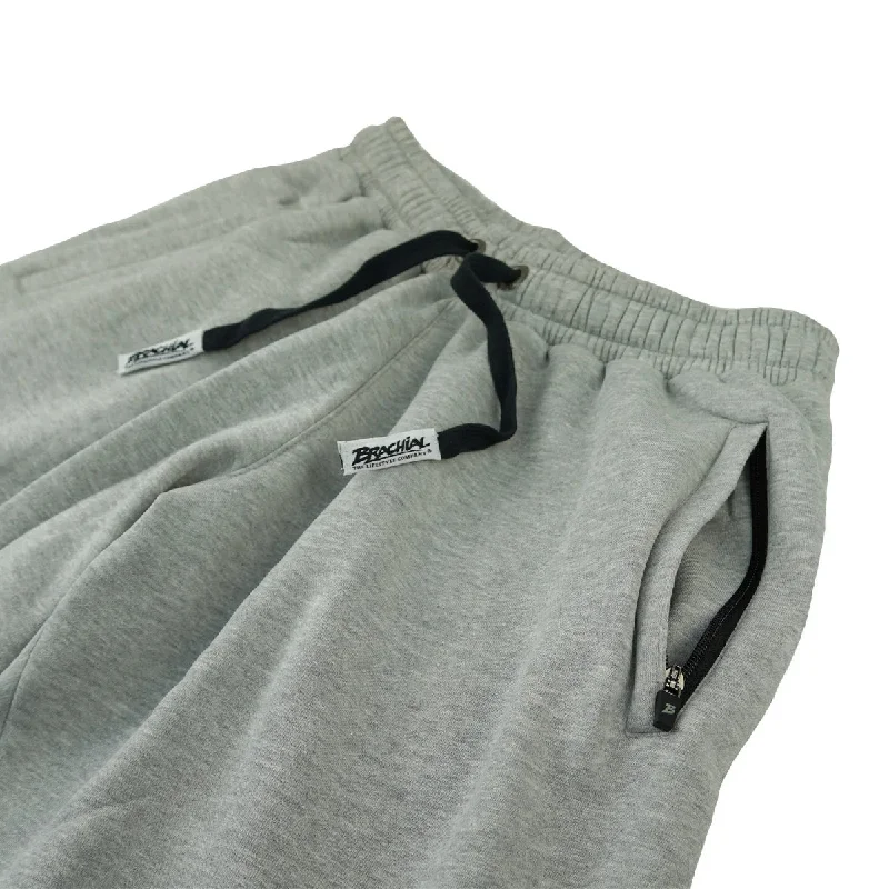 Brachial Tracksuit Trousers Smooth - Grey melange