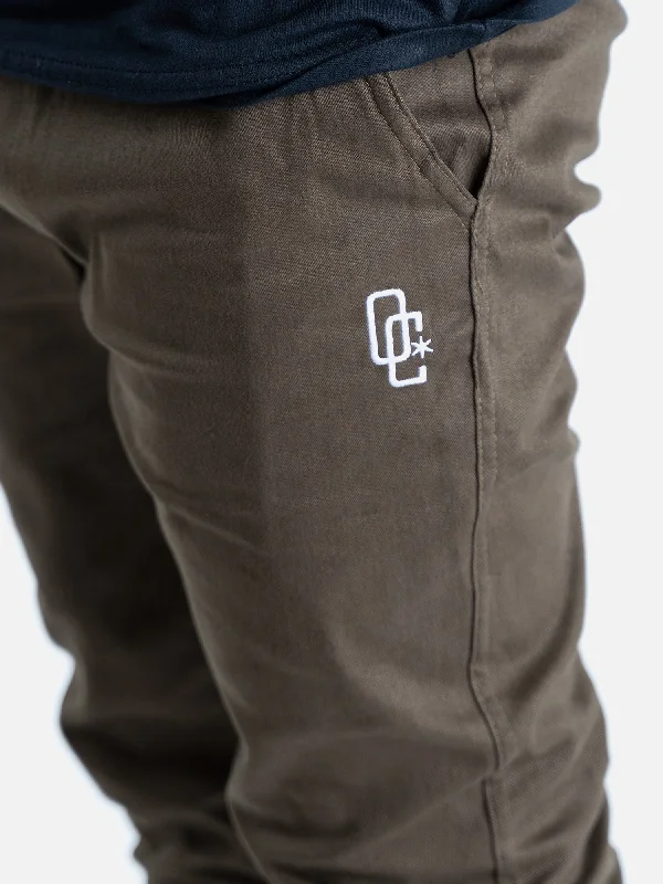 Calça Jogger Overcome ""Logo"" Verde Militar