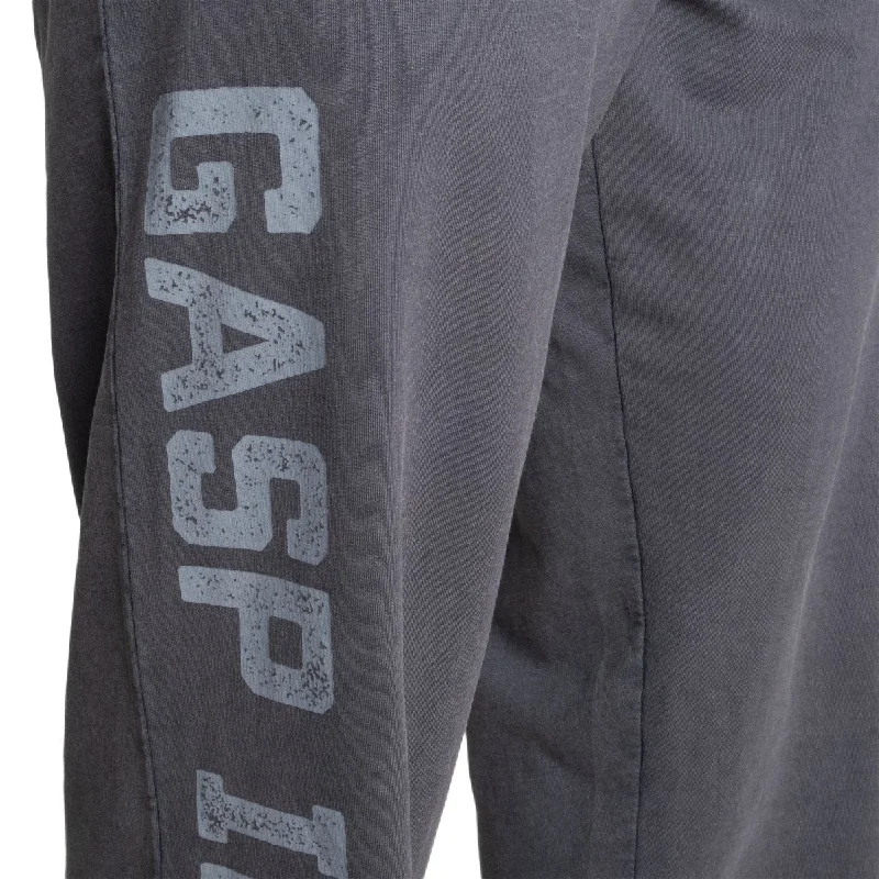 GASP Acid Logo Sweatpant - Washed Black