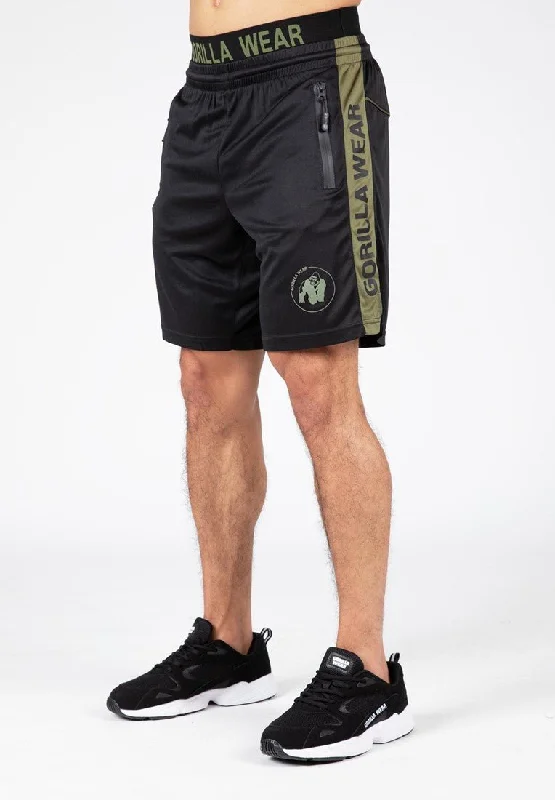 Gorilla Wear Atlanta Shorts - Black/Green