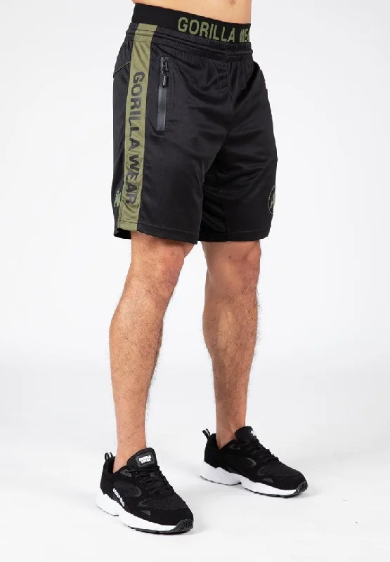 Gorilla Wear Atlanta Shorts - Black/Green