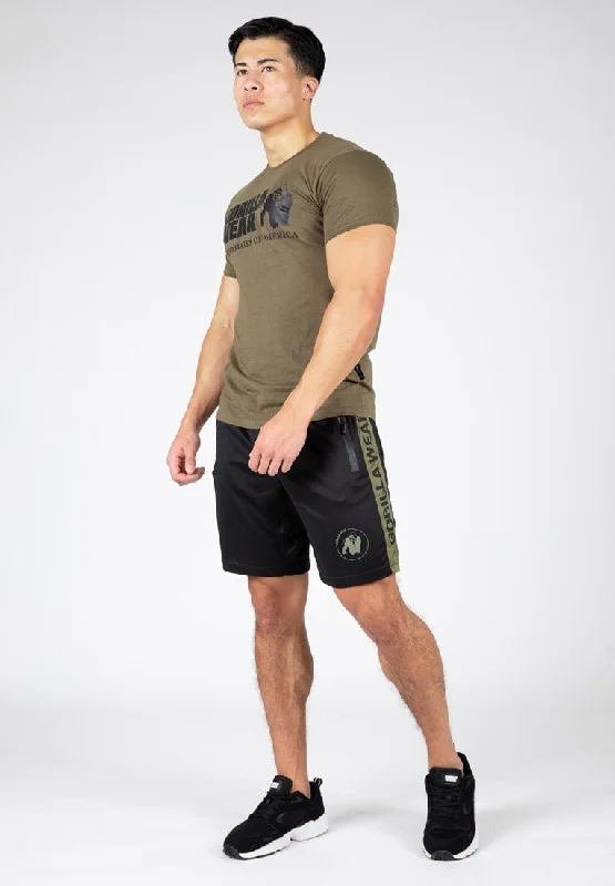 Gorilla Wear Atlanta Shorts - Black/Green