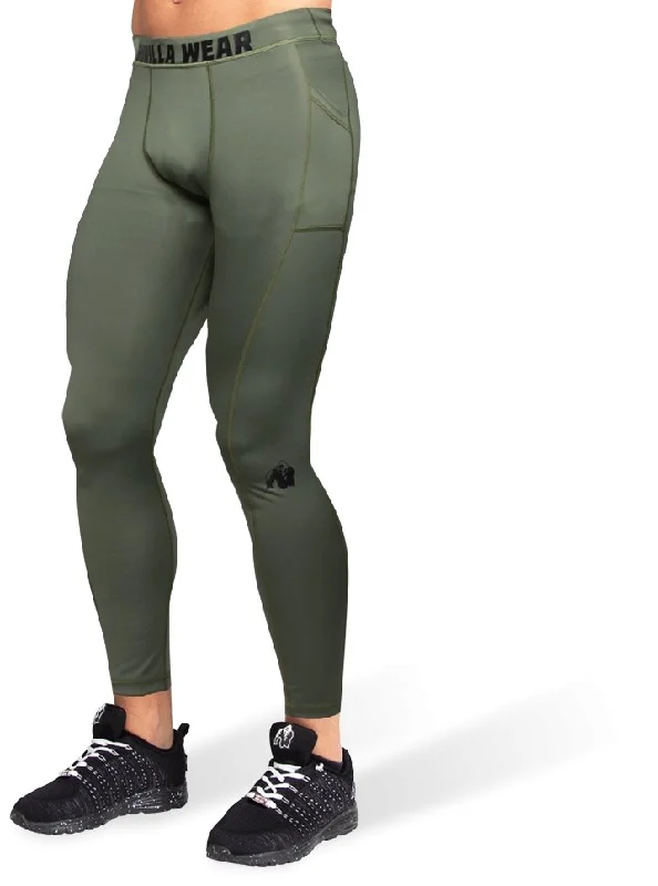 Gorilla Wear Smart Tights - Army Green