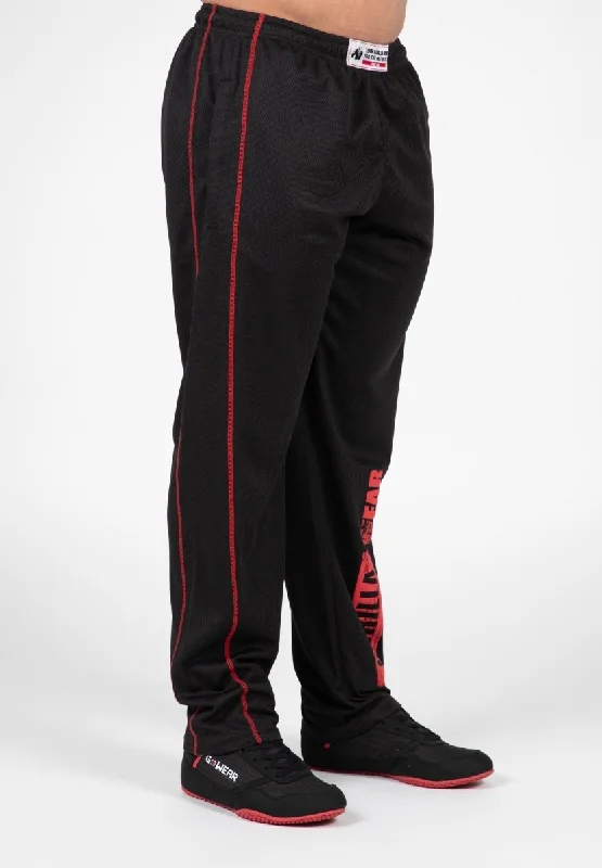 Gorilla Wear Wallace Mesh Pants - Black/Red