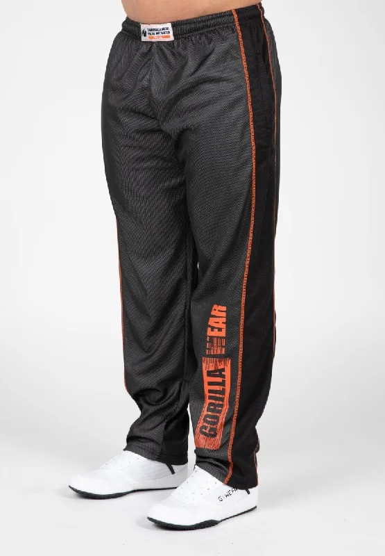 Gorilla Wear Wallace Mesh Pants - Grey/Orange