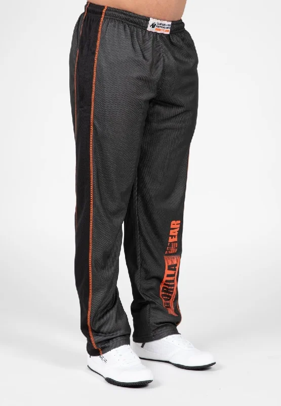 Gorilla Wear Wallace Mesh Pants - Grey/Orange