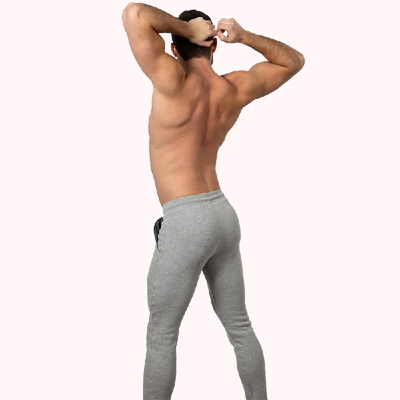 Grey Heather Hugger Jogger Sweatpants