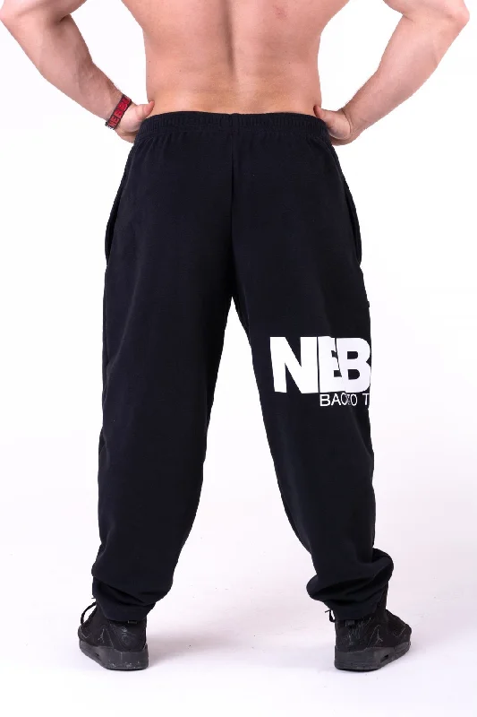 Nebbia 90s Classic Sweatpants 160 - Black