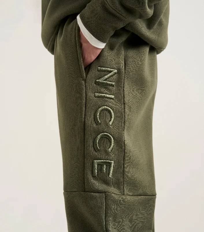 NICCE Mens Mercury Joggers | Juniper Green