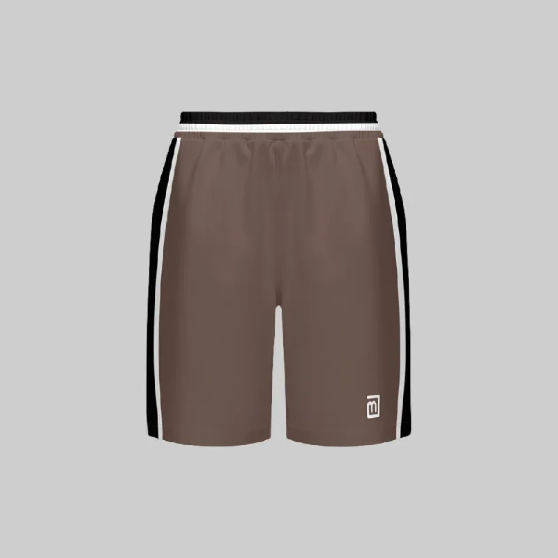 Pumped-Up Men's Brown Recycled Shorts