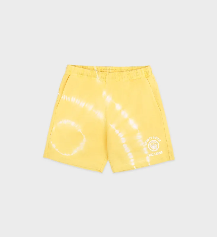 Emblem Gym Short - Sunshine Tie Dye