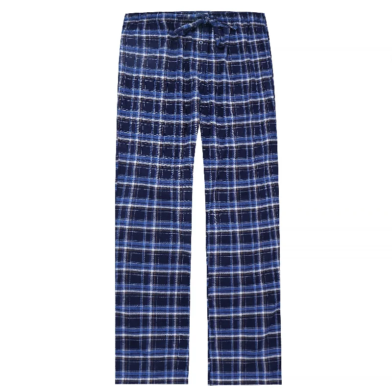 Mens 100% Cotton Flannel Lounge Pants