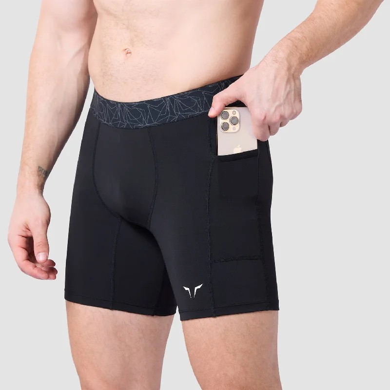 Core Base Layer Shorts 7"" - Black