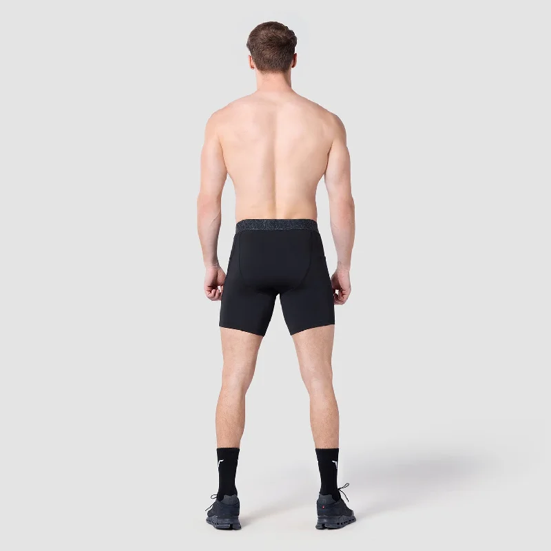 Core Base Layer Shorts 7"" - Black