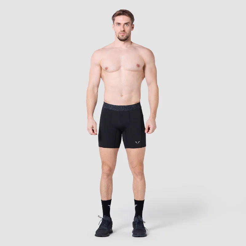 Core Base Layer Shorts 7"" - Black