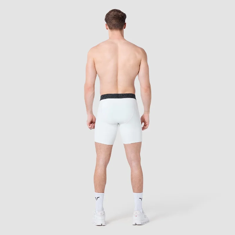 Core Base Layer Shorts 7"" - Pearl White