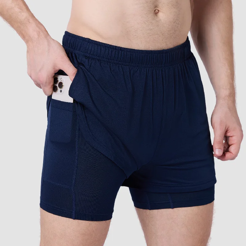 Core Mesh 2-In-1 5"" Shorts 2.0 - Navy