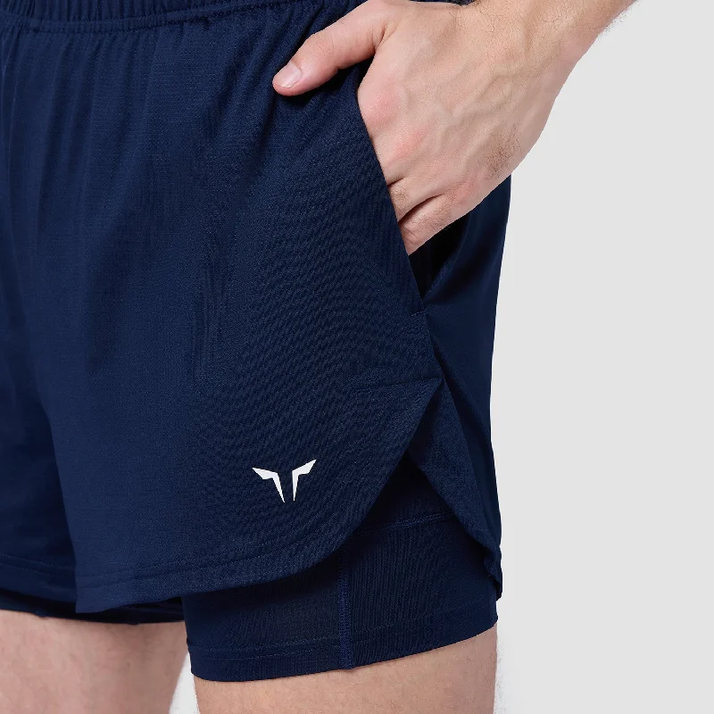 Core Mesh 2-In-1 5"" Shorts 2.0 - Navy