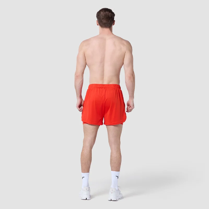 Core Mesh 2-In-1 5"" Shorts 2.0 - Orange.Com