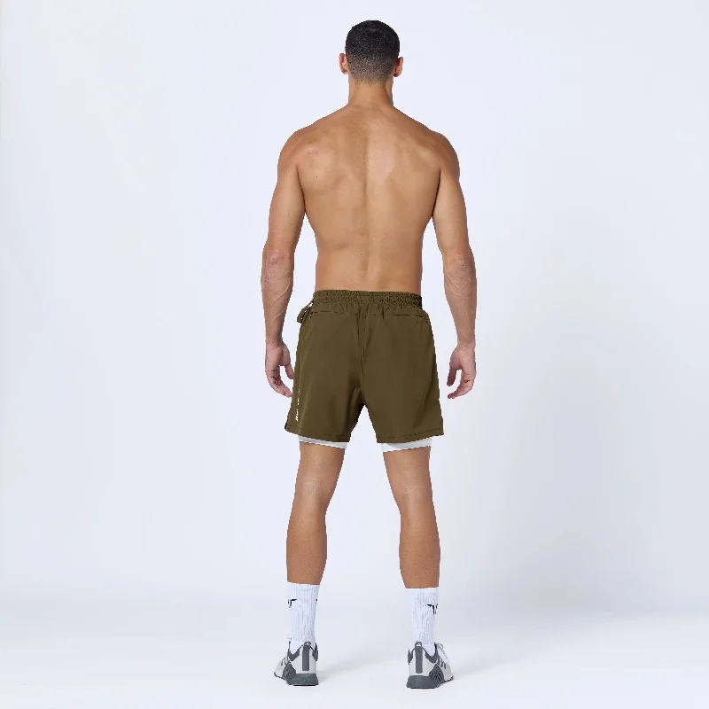 Essential 5"" Pro 2-In-1 Shorts - Dark Olive