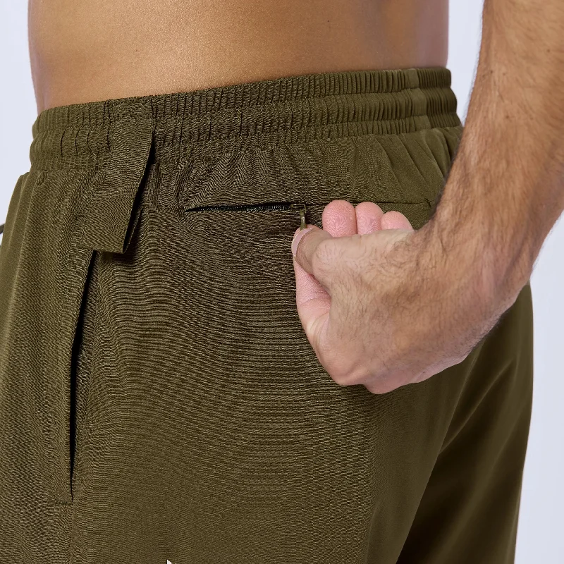 Essential Pro 5 Inch Shorts - Dark Olive