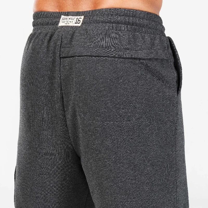 Golden Era New Gen Jogger Shorts - Black Marl