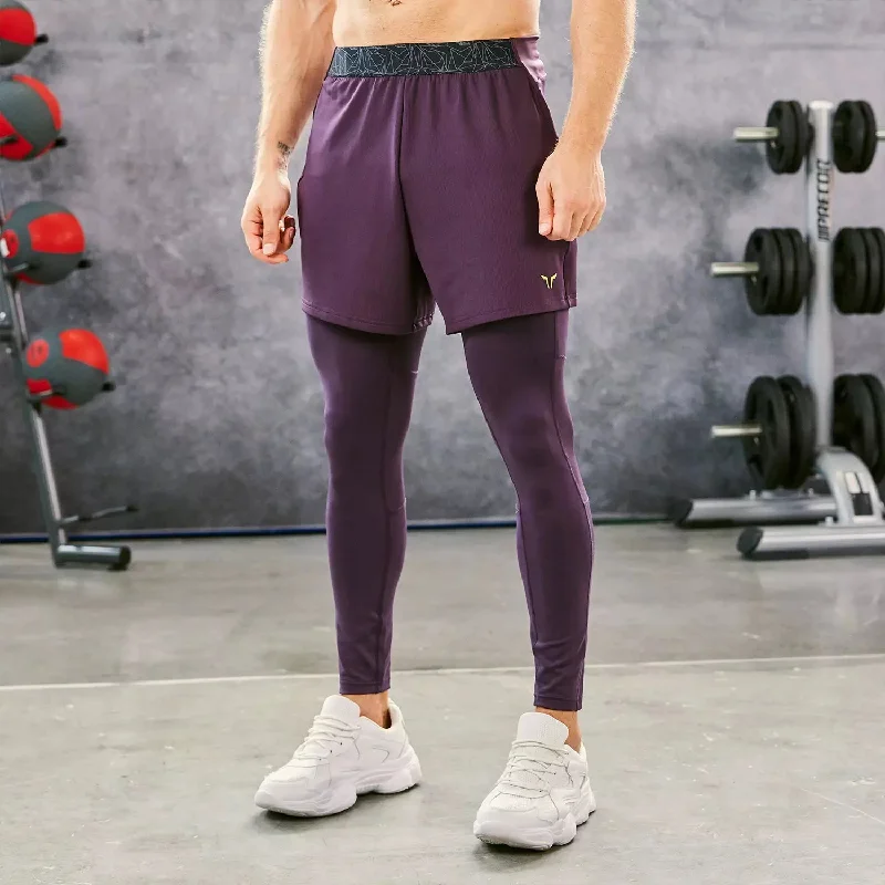 LAB360° TDry™ Flex Shorts - Plum Perfect