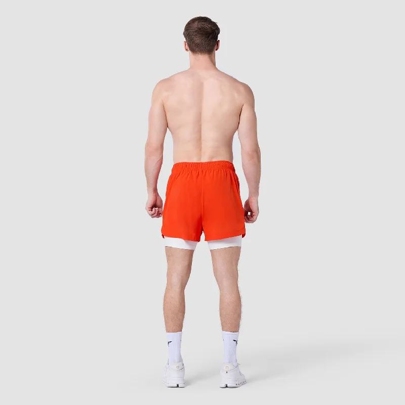 Limitless 2-In-1 5"" Shorts - Orange.Com