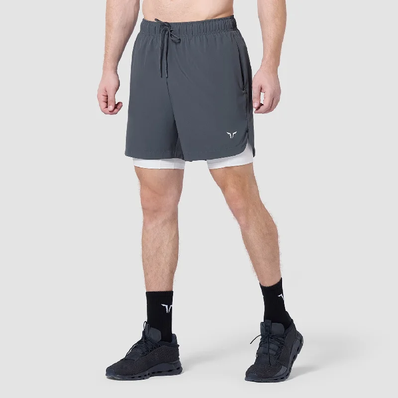 Limitless 2-In-1 7"" Shorts - Asphalt