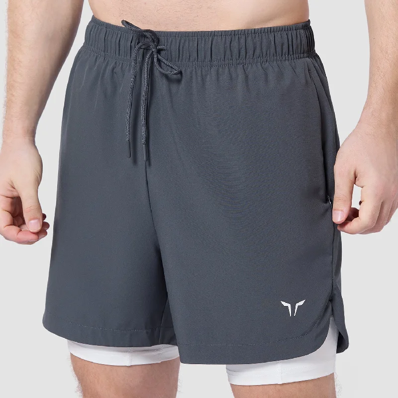 Limitless 2-In-1 7"" Shorts - Asphalt