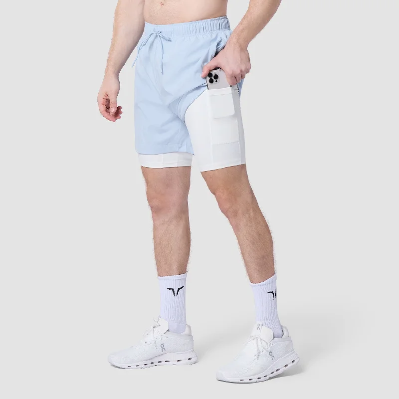 Limitless 2-In-1 7"" Shorts - Skyway