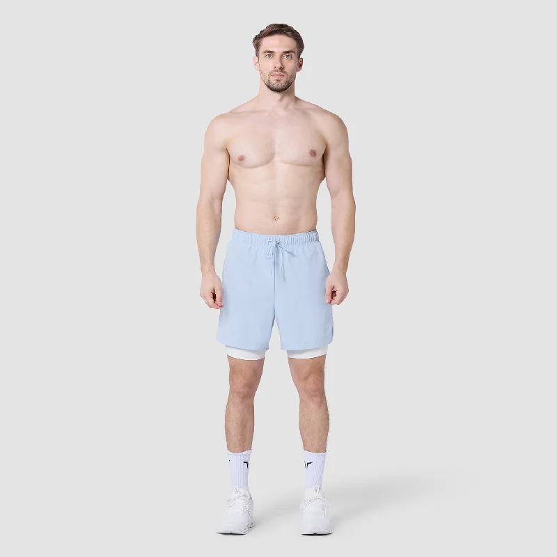 Limitless 2-In-1 7"" Shorts - Skyway