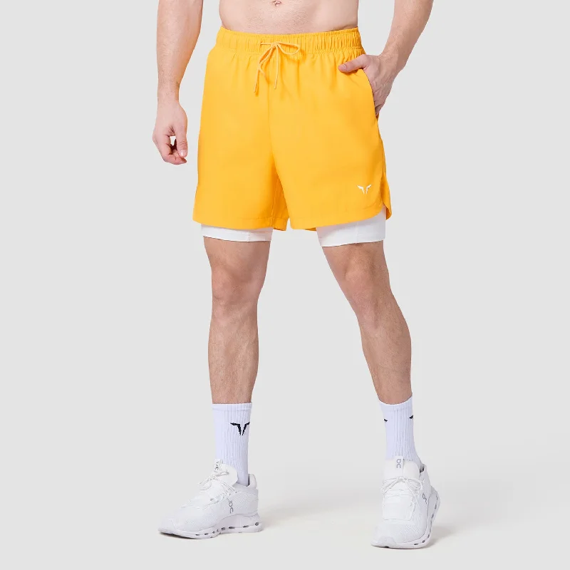 Limitless 2-In-1 7"" Shorts - Spectra Yellow