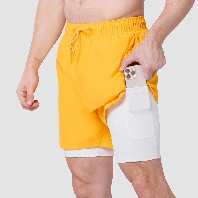 Limitless 2-In-1 7"" Shorts - Spectra Yellow