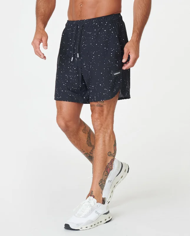 Luka Short Black Splatter