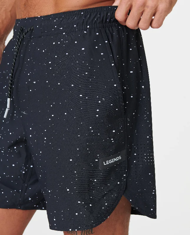 Luka Short Black Splatter