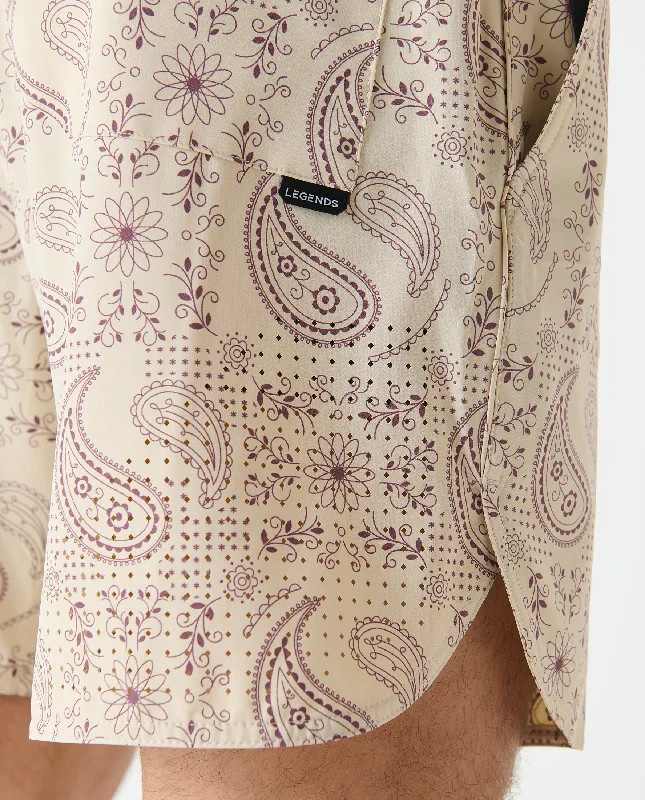 Luka Short Indio Paisley Dune