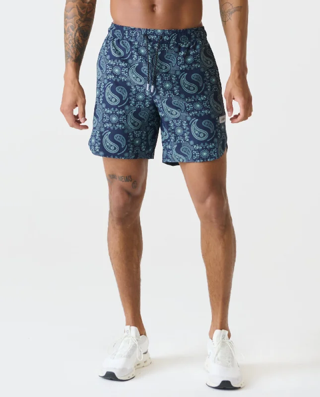 Luka Short Indio Paisley Navy