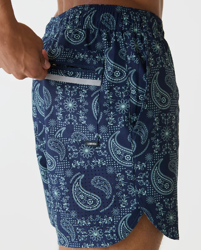 Luka Short Indio Paisley Navy