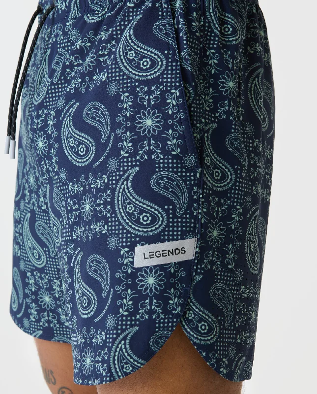 Luka Short Indio Paisley Navy